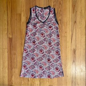 Massimo Dutti - Paisley Sheath Silk Dress